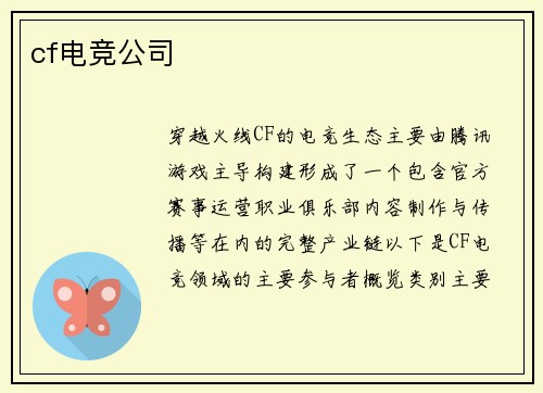 cf电竞公司